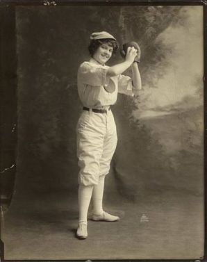 1913 baseball girl