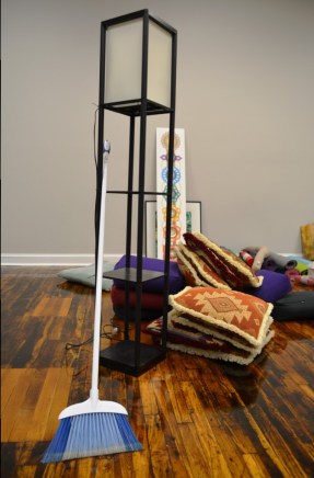 packing up the yoga studio