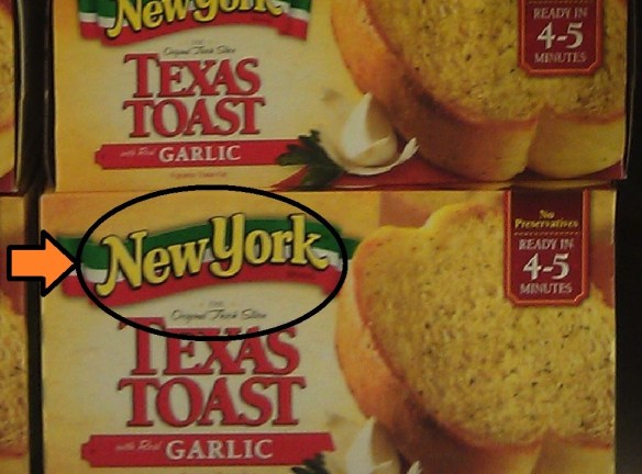 New York Texas Toast