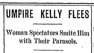 Umpire Kelly Flees Washington Post 9 3 1897