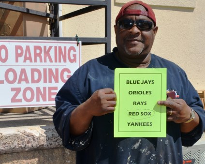 Clinton picks the Red Sox