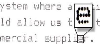 dot matrix printer sample