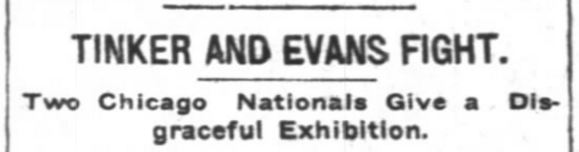 tinker-evers-fight